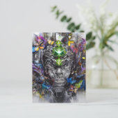 カオスマンAIアート ポストカード (スタンド正面)