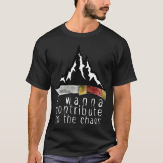 カオス山に貢献したい Tシャツ