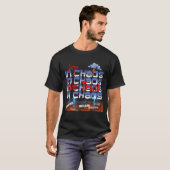 カオス我々トラスト稲妻デザイン Tシャツ (正面フル)