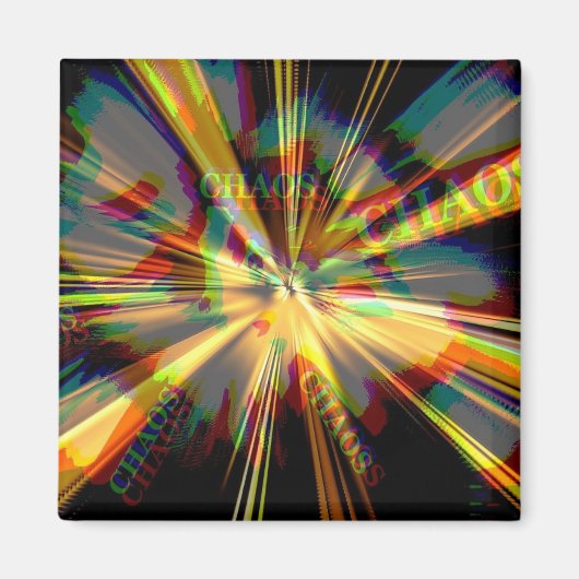 カオス抽象化 マグネット (正面)