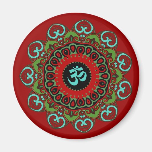 カオス磁石のオーム マグネット (正面)