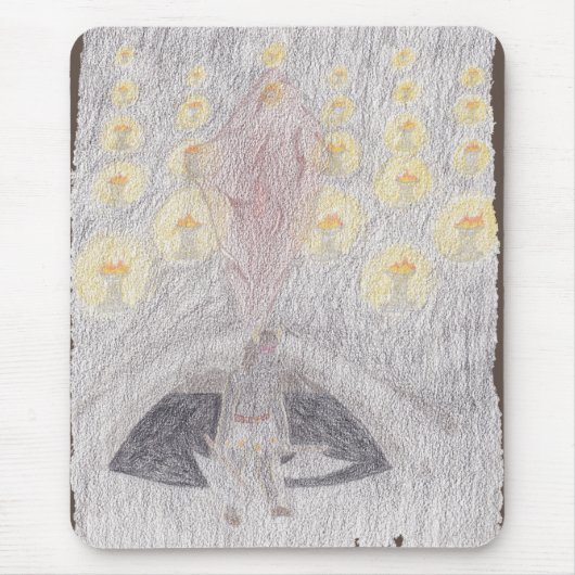 カオス結晶 マウスパッド (正面)