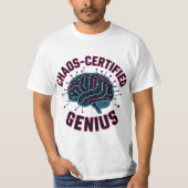 カオス認定天才 Tシャツ (正面)