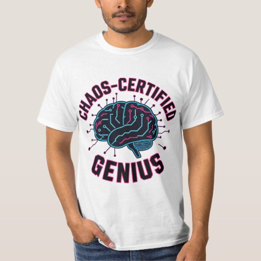 カオス認定天才 Tシャツ (正面)