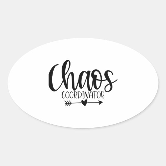 カオス調整官 楕円形シール (正面)