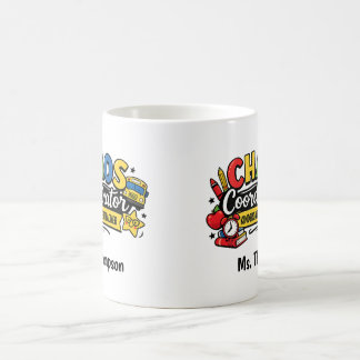 カオス調整役の先生 コーヒーマグカップ