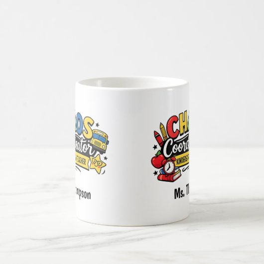 カオス調整役の先生 コーヒーマグカップ (中央)