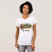 カオス調整役の先生Tシャツ(名入れ可) Tシャツ (正面フル)