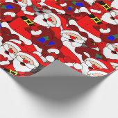 カオス運サンタの鎖骨パターン ラッピングペーパー (角)