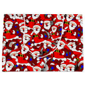 カオス運サンタの鎖骨パターン ラージペーパーバッグ (正面)