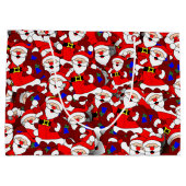 カオス運サンタの鎖骨パターン ラージペーパーバッグ (裏面)