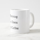 カオス(およびコーヒー)おもしろマグカップで繁栄 ジャンボコーヒーマグカップ (正面右)