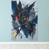 カオス・イン・モーション キャンバスプリント (インサイチュ (ウッドフロア))