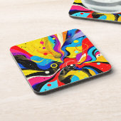 カオス・イン・調和・アート コースター (左側)