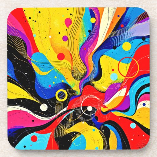 カオス・イン・調和・アート コースター (正面)