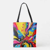 カオス・イン・調和・アート トートバッグ (裏面)