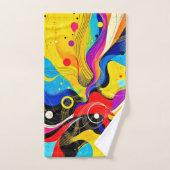 カオス・イン・調和・アート バスタオルセット (ハンドタオル)