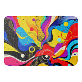 カオス・イン・調和・アート バスマット