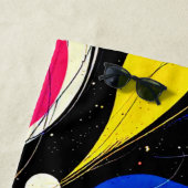 カオス・イン・調和・アート ビーチタオル (インサイチュ)