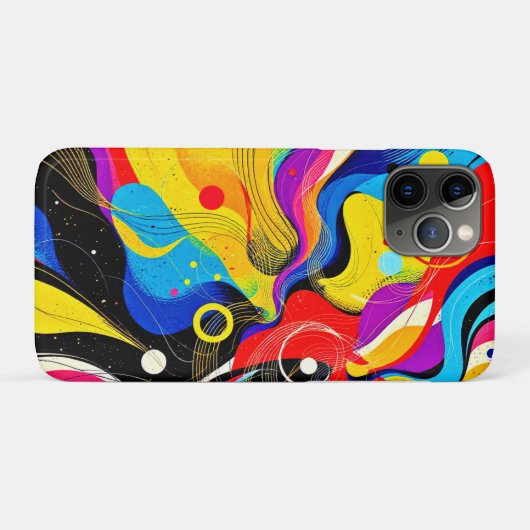 カオス・イン・調和・アート Case-Mate iPhoneケース (裏面(横))