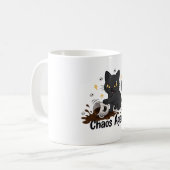 カオス エージェント 黒猫 コーヒーマグカップ (正面左)