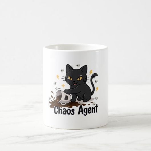 カオス エージェント 黒猫 コーヒーマグカップ (中央)