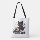 カオス・エージェント 黒猫 トートバッグ (裏面)