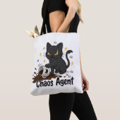 カオス・エージェント 黒猫 トートバッグ (クローズアップ)