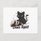 カオス・エージェント 黒猫 ポストカード (正面)