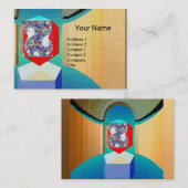 カオス&オーダーテンプルシュールフラクタルアート 名刺 (正面/裏面)