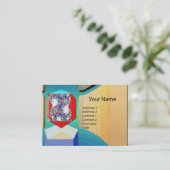 カオス&オーダーテンプルシュールフラクタルアート 名刺 (スタンド正面)