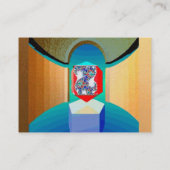 カオス&オーダーテンプルシュールフラクタルアート 名刺 (裏面)