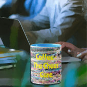 カオス・キュア・コーヒー・マグカップの抽象芸術 マグカップ