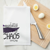 カオス・クロウ・タペストリー キッチンタオル (四つ折り)