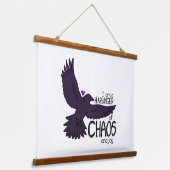 カオス・クロウ・タペストリー 吊り下げ型タペストリー (傾斜あり)