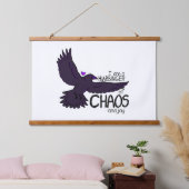 カオス・クロウ・タペストリー 吊り下げ型タペストリー (寝室)