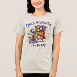 カオス コーディネーターのフクロウ - 特別支援教育の先生 トライブレンドTシャツ