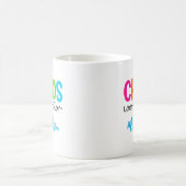 カオス コーディネーター ノート – 面白い教師の引用 コーヒーマグカップ (中央)