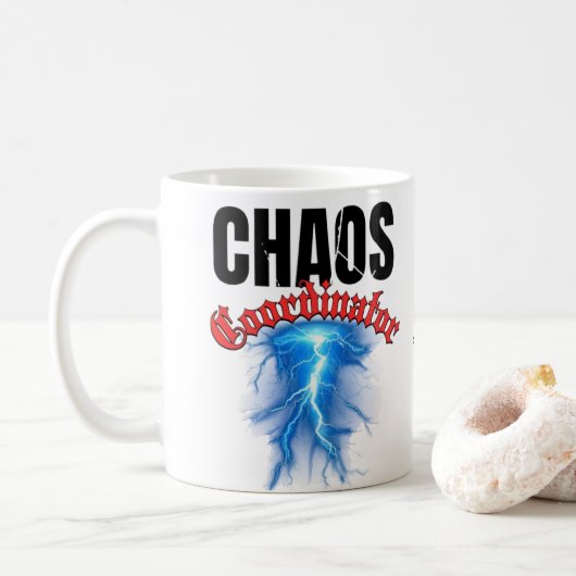 カオス・コーディネーター・マグ |母おもしろい先生の寿命 コーヒーマグカップ (ドーナツ)