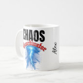 カオス・コーディネーター・マグ |母おもしろい先生の寿命 コーヒーマグカップ (正面左)