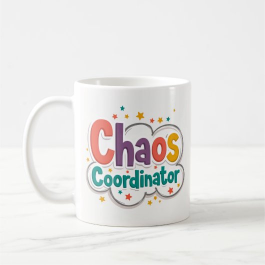 カオス コーディネーター 楽しい コーヒー マグ (左)