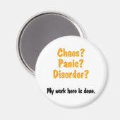 カオス？パニック？障害？ マグネット (正面/裏面)