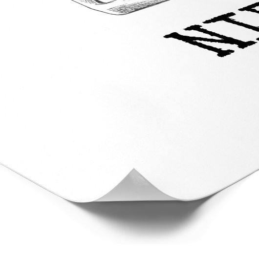 カオス&踊りスター引用文バイニーチェ ポスター (角)