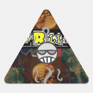 カオスJ – リラとスカル三角ステッカー 三角形シール