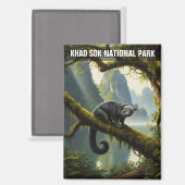 カオソク国立公園タイのビンチュロン マグネット (正面/裏面)