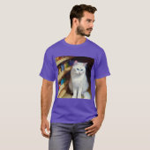 カオマニー猫 Tシャツ (正面フル)