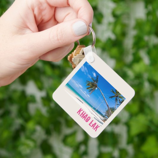 カオラックパンガタイビーチパノラマホリデイ キーホルダー (手)