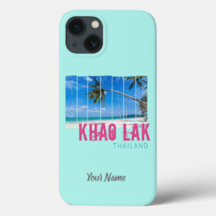 カオラックファンンガタイランドヴィンテージビーチ土産 iPhone 13ケース