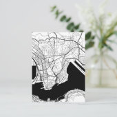 カオルーン香港の地図 ポストカード (スタンド正面)