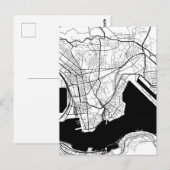 カオルーン香港の地図 ポストカード (正面/裏面)